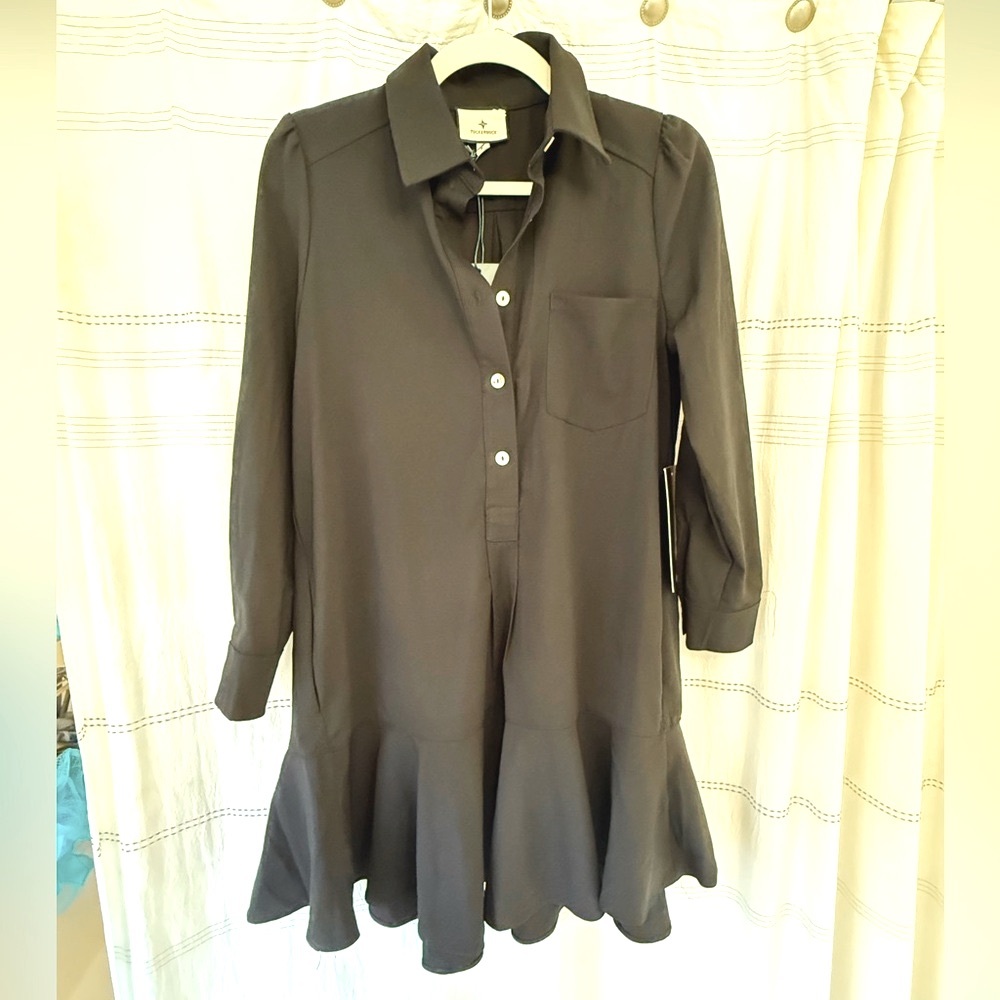 BNWT Tuckernuck black crepe Callahan dress